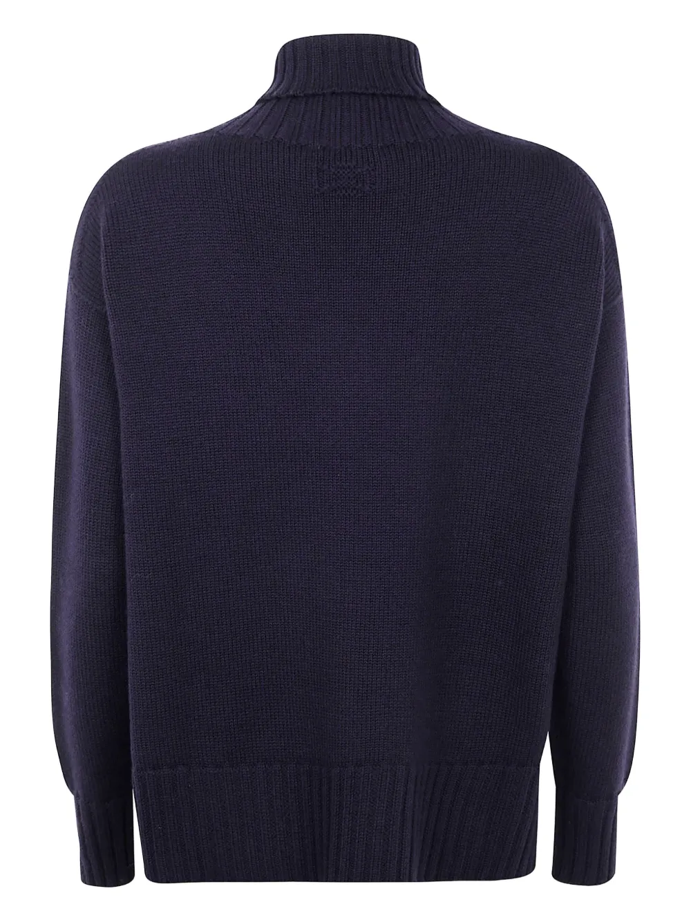 Drumohr turtleneck wool sweater Blauw