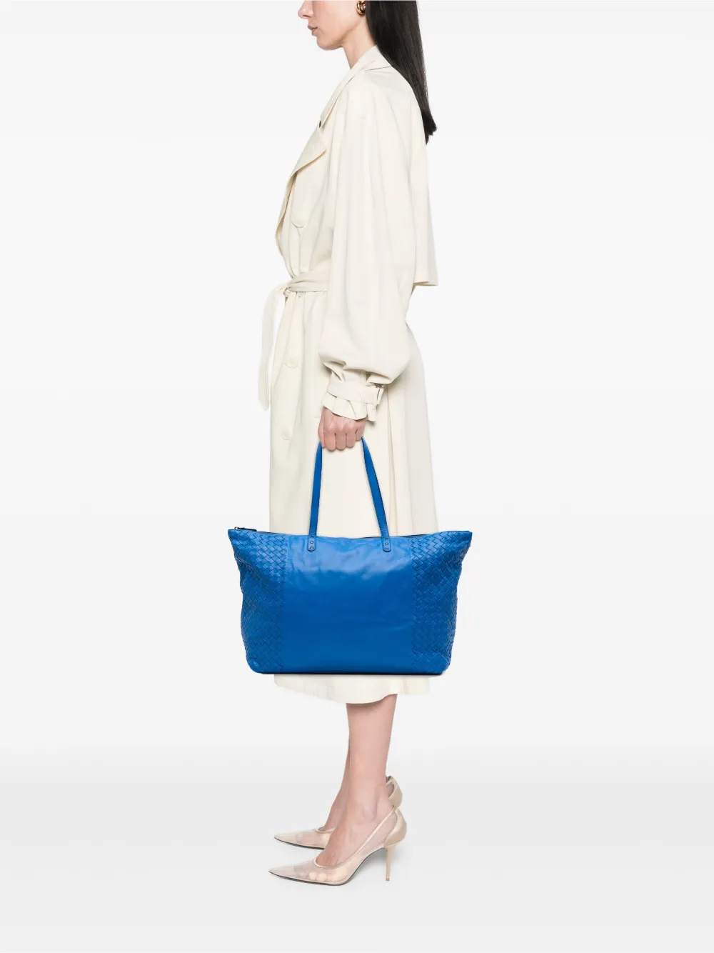 Bottega Veneta Pre-Owned 2012-2025 Intrecciato Trimmed Nappa tote bag | Pre-Owned | Image 2
