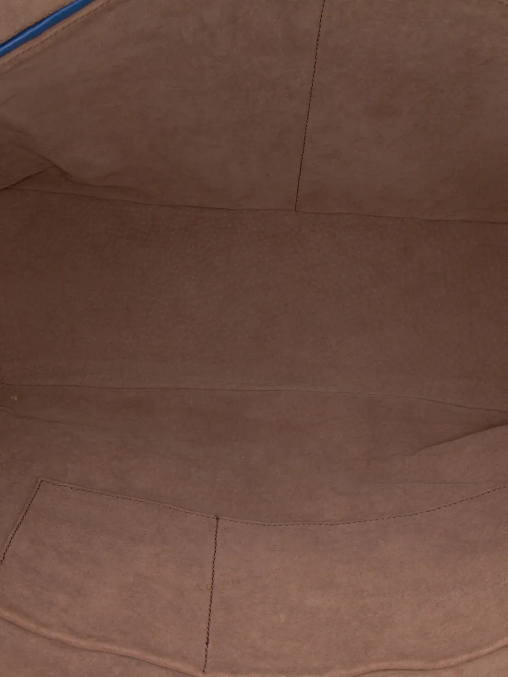 Pre-owned Bottega Veneta 2012-2025 Intrecciato Trimmed Nappa Tote Bag