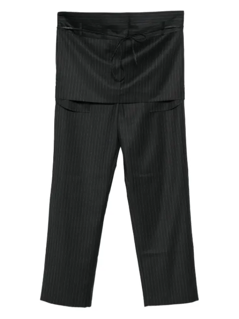 LITKOVSKA pinstripe drawstring trousers