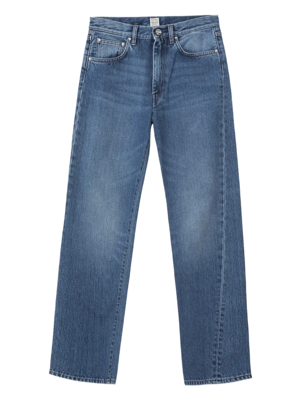 TOTEME logo-patch jeans | Blue | Image 1