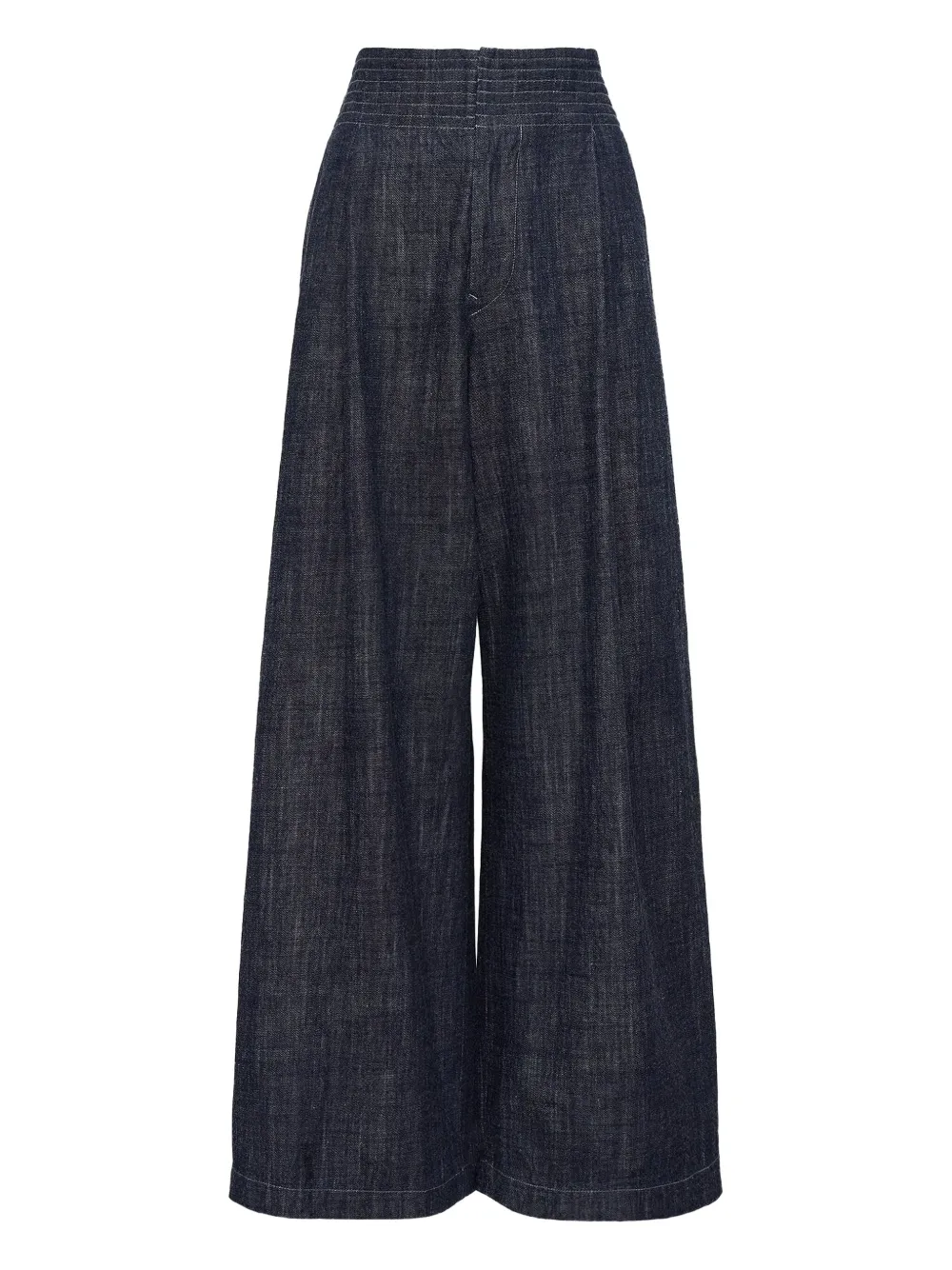 Y's pleat-detail jeans | Blue | Image 1