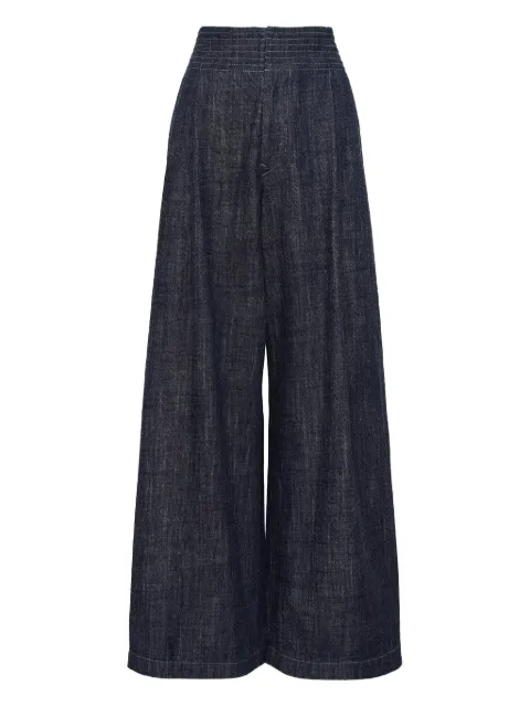 Y's pleat-detail jeans