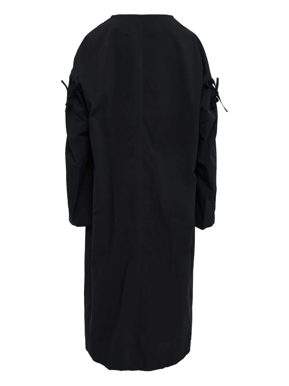Y's open-front coat - Zwart