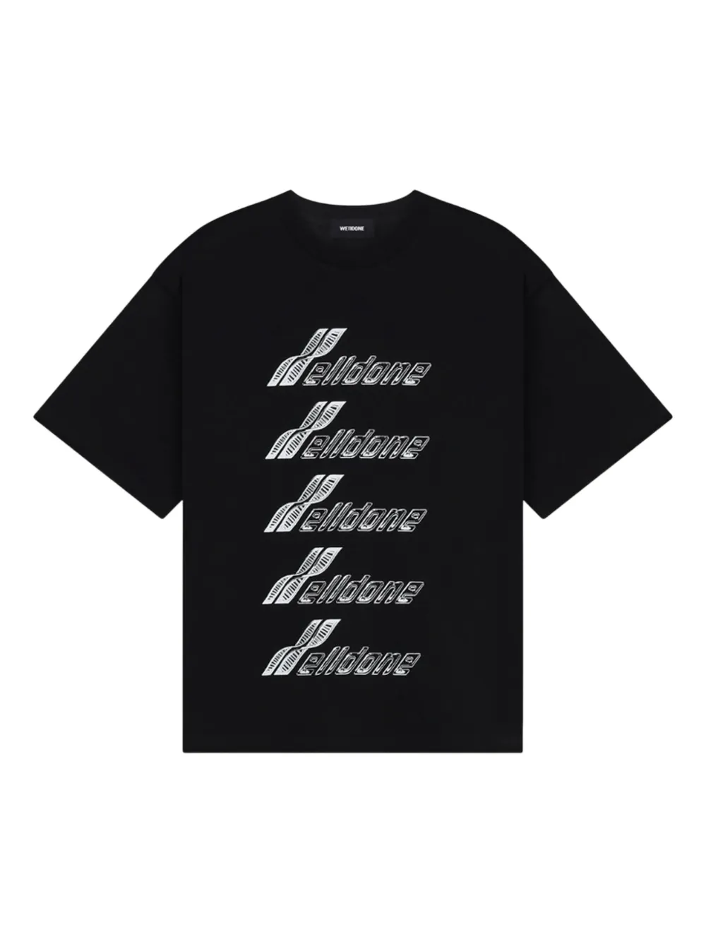 We11 Done Logo-print T-shirt In Multi