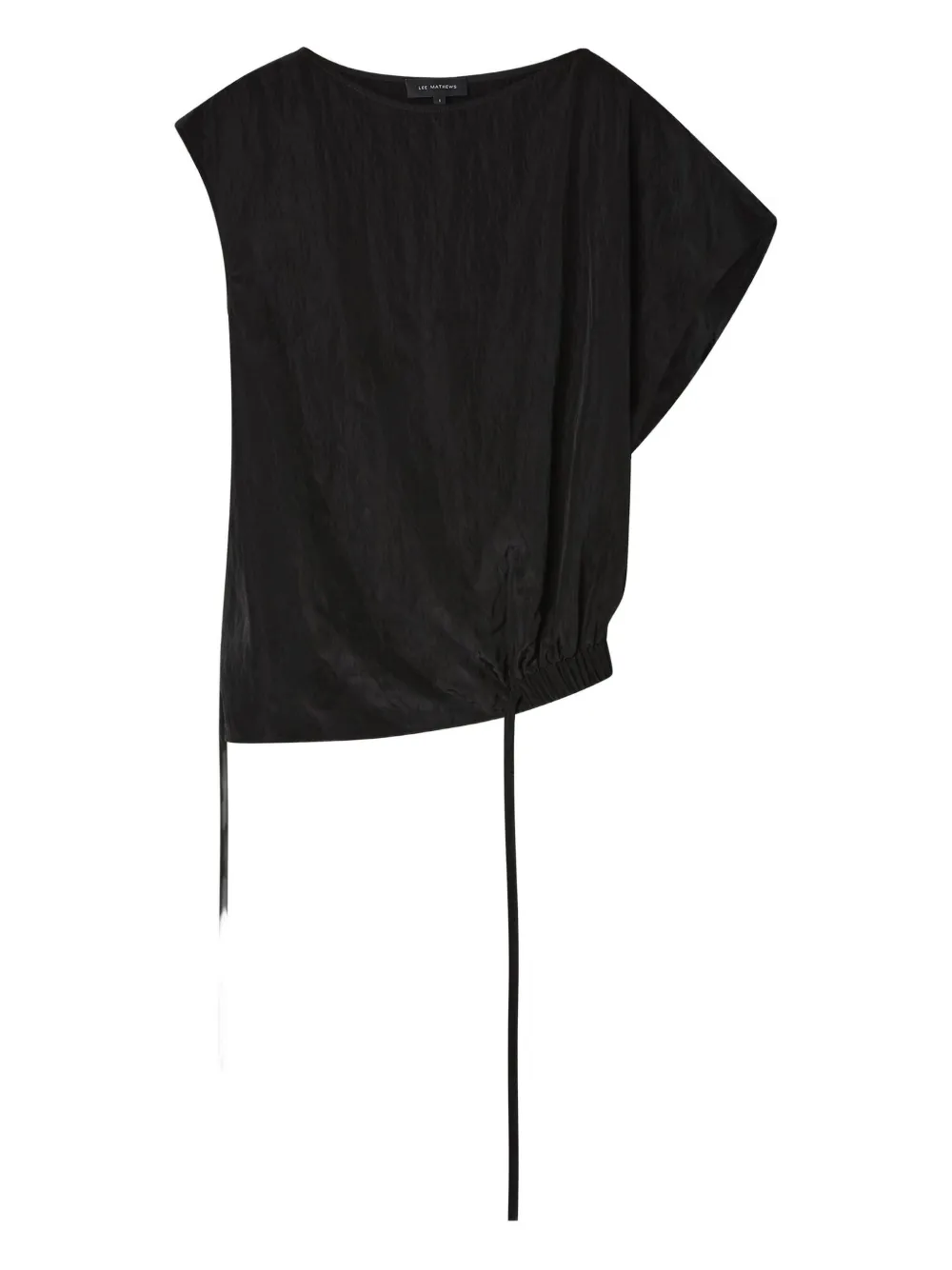 Lee Mathews Kiki asymmetric-neck top | Black | Image 1