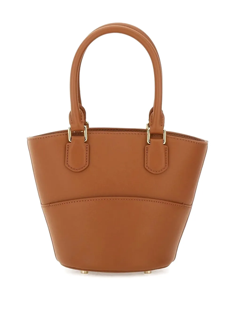 Self-portrait Bucket Top-handle Tote Bag In Brown