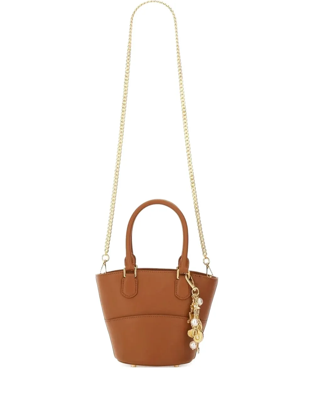 Self-portrait Bucket Top-handle Tote Bag In Brown