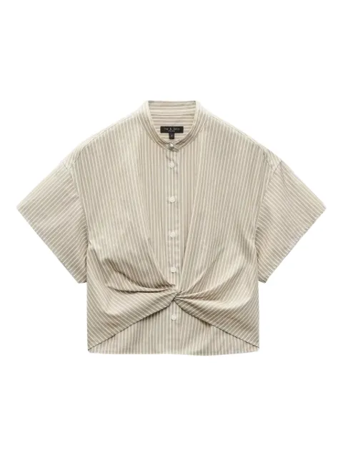 rag & bone twisted striped shirt