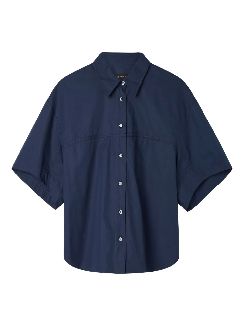 Lee Mathews Ella SS short-sleeve shirt | Blue | Image 1