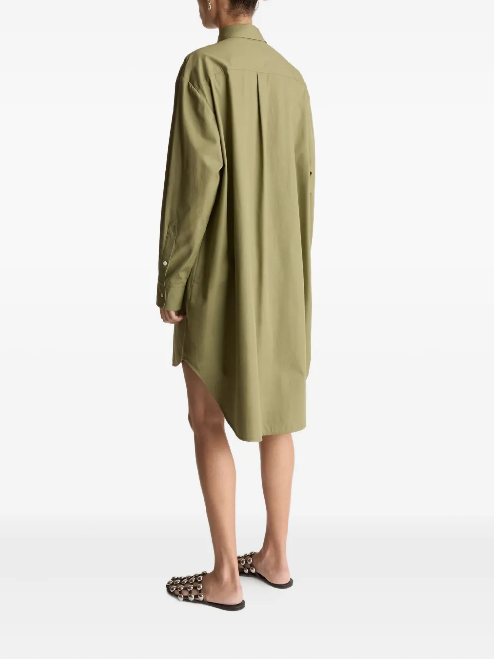 Lee Mathews Mini-jurk met zak Groen