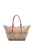 Burberry Pre-Owned 2000-2017 Medium Haymarket Check Canvas Salisbury tote bag - Brown