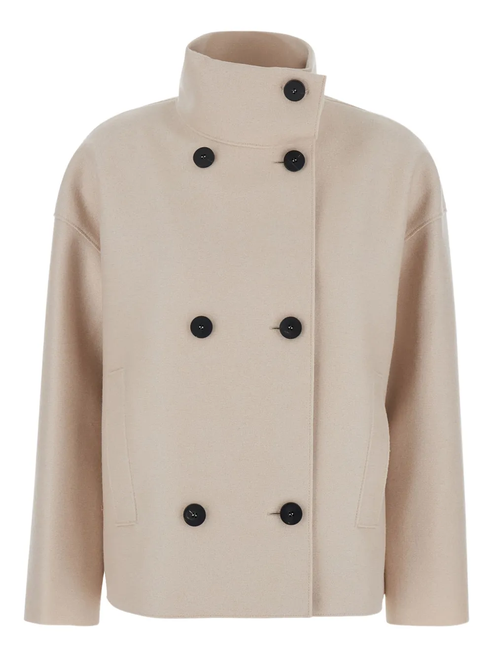 Harris Wharf London double-breasted jacket Beige