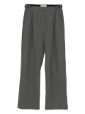 LITKOVSKA pleated checked trousers - Grey