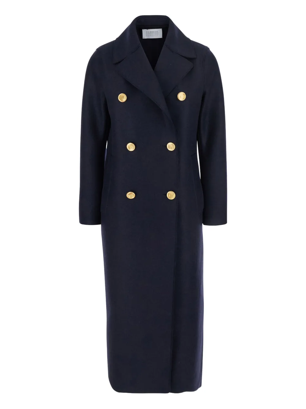Harris Wharf London double-breasted coat Blauw