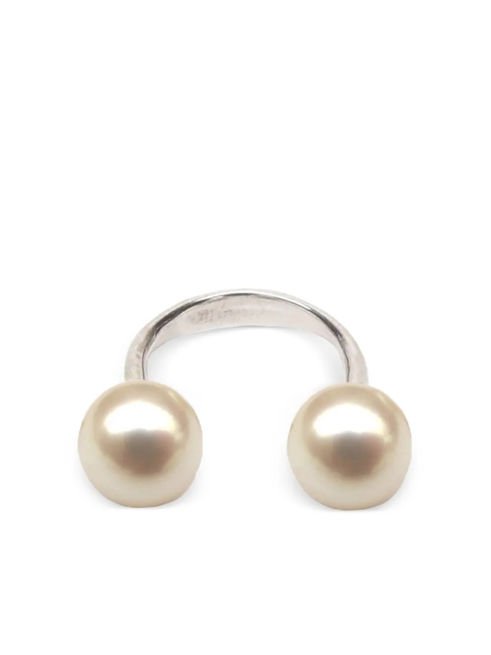 Saskia Diez pearl sling ring - シルバートーン Saskia Diez pearl sling ring - シルバートーン