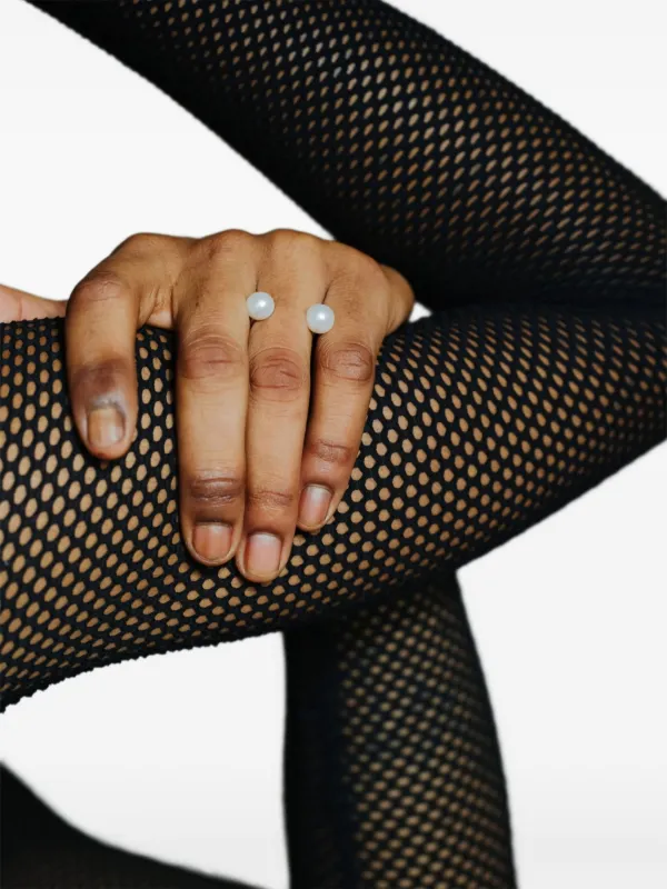 saskia diez /sling ring シルバーオニキス Silver and colour SLING ring No2 - Saskia Diez