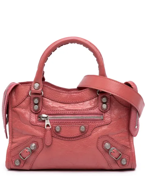 Balenciaga Pre-Owned 2013 Mini Lambskin Motocross Classic City satchel