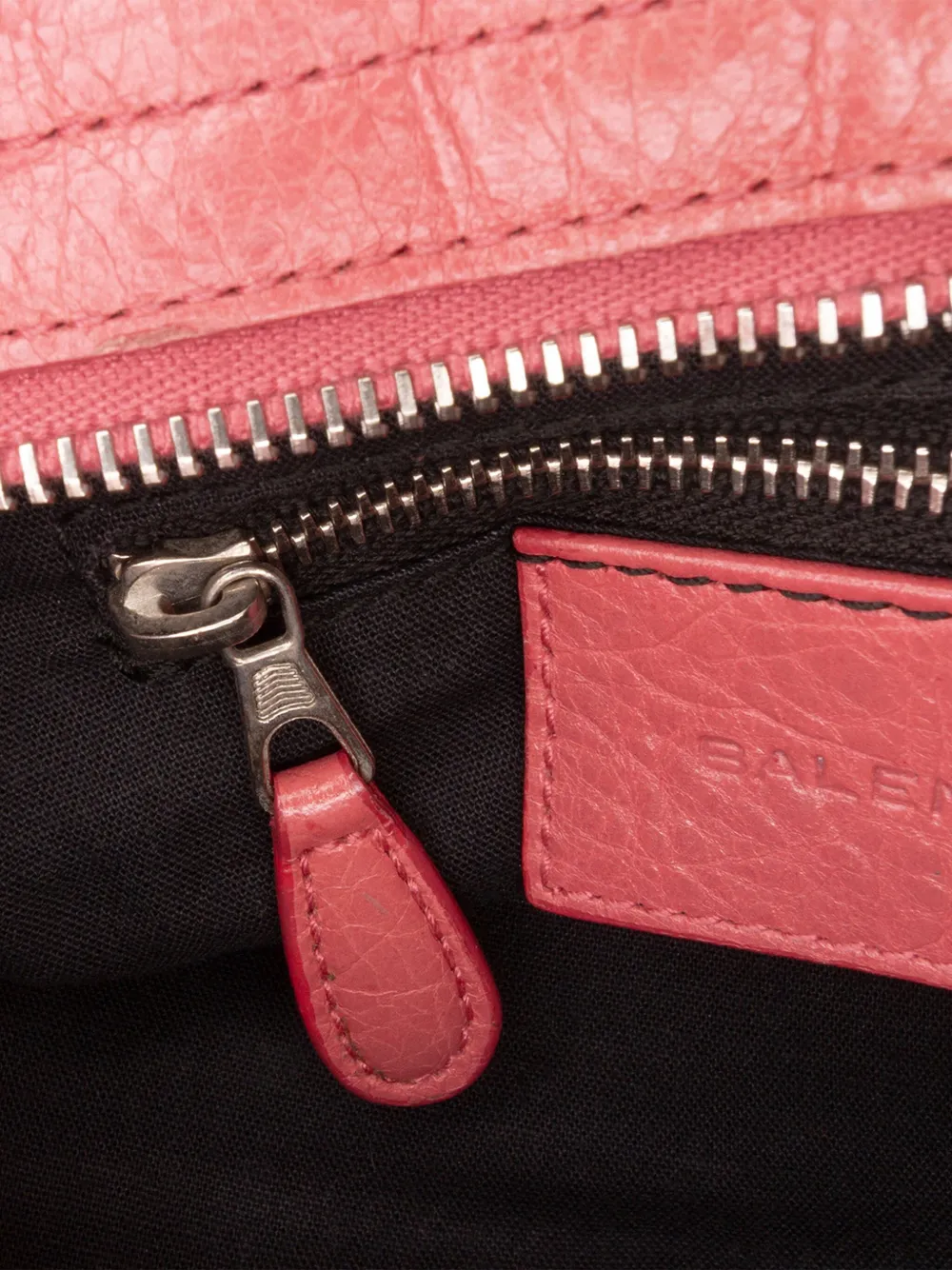 Pre-owned Balenciaga 2013 Mini Lambskin Motocross Classic City Satchel