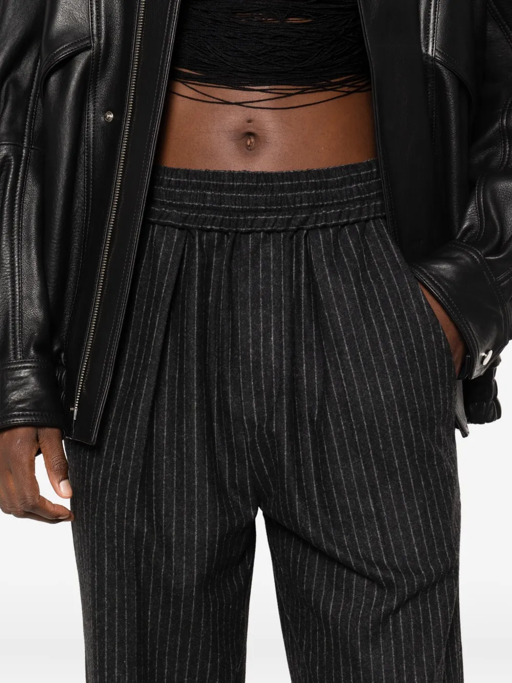 ISABEL MARANT Wollen broek Grijs
