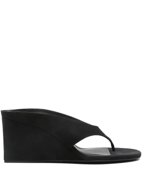 Alaïa 70mm Tong wedge sandals