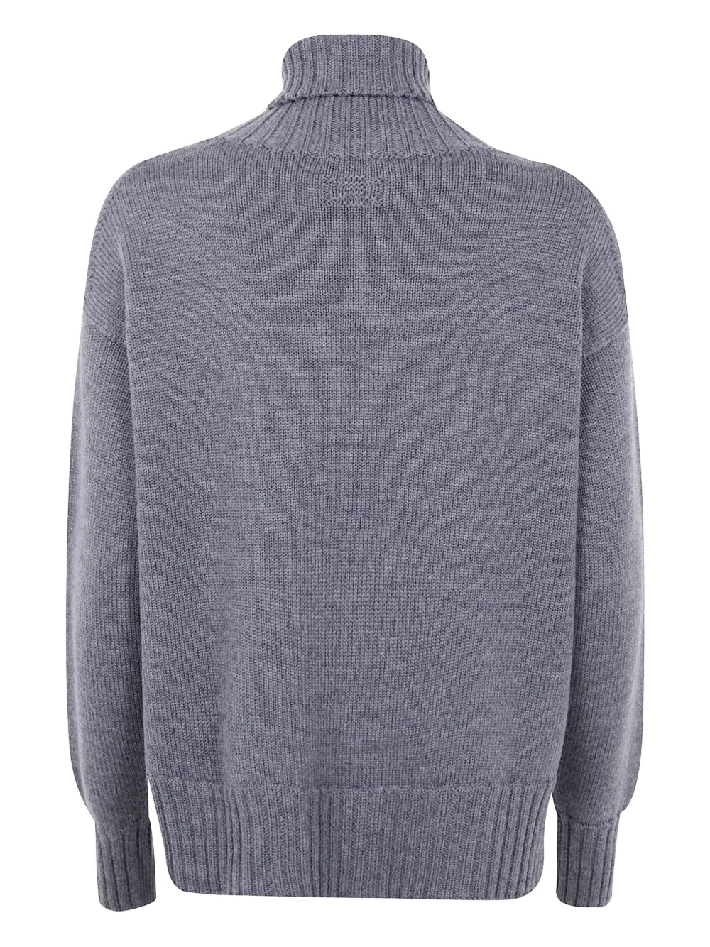 Drumohr turtleneck wool sweater Grijs