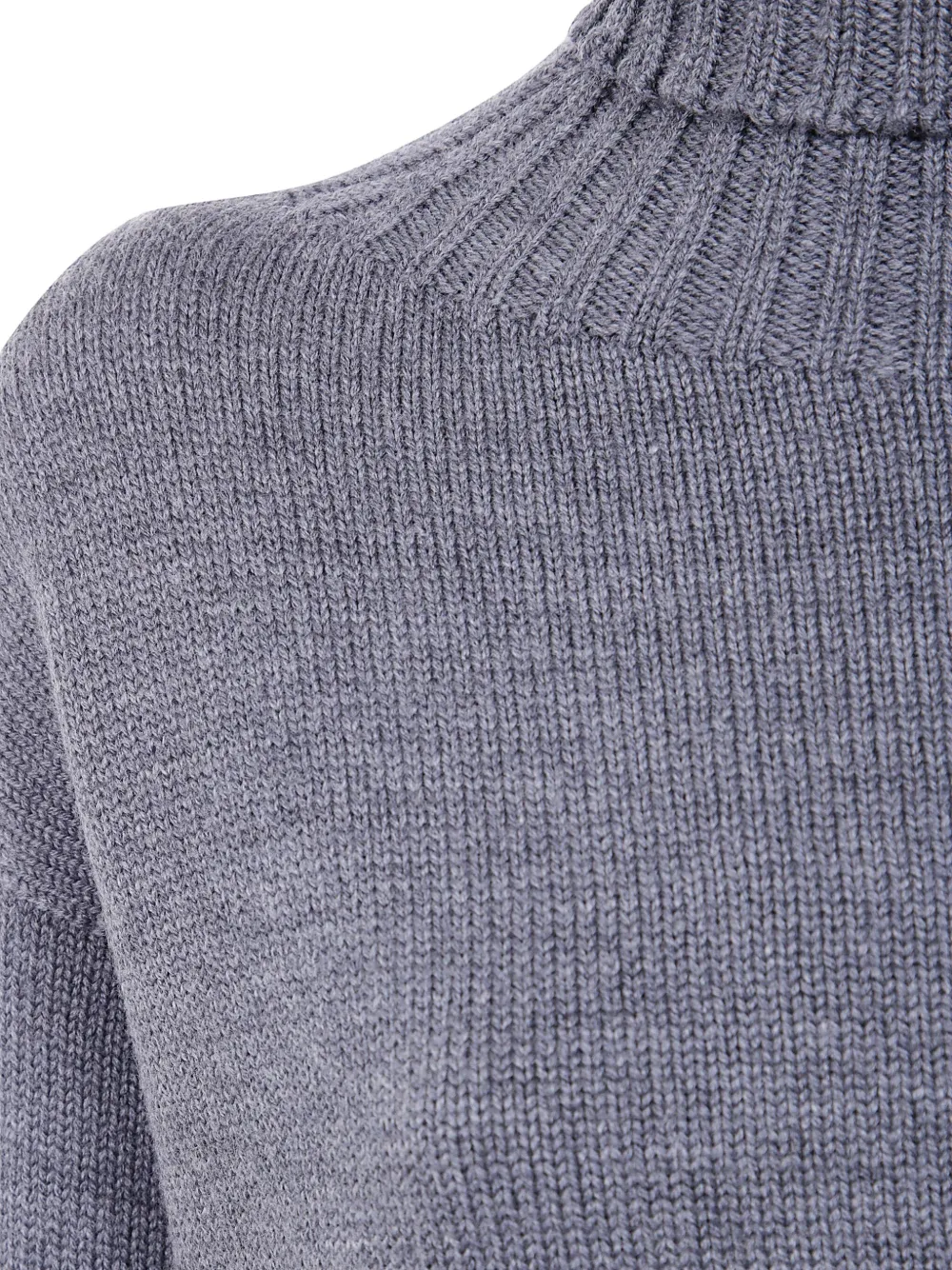 Drumohr turtleneck wool sweater Grijs