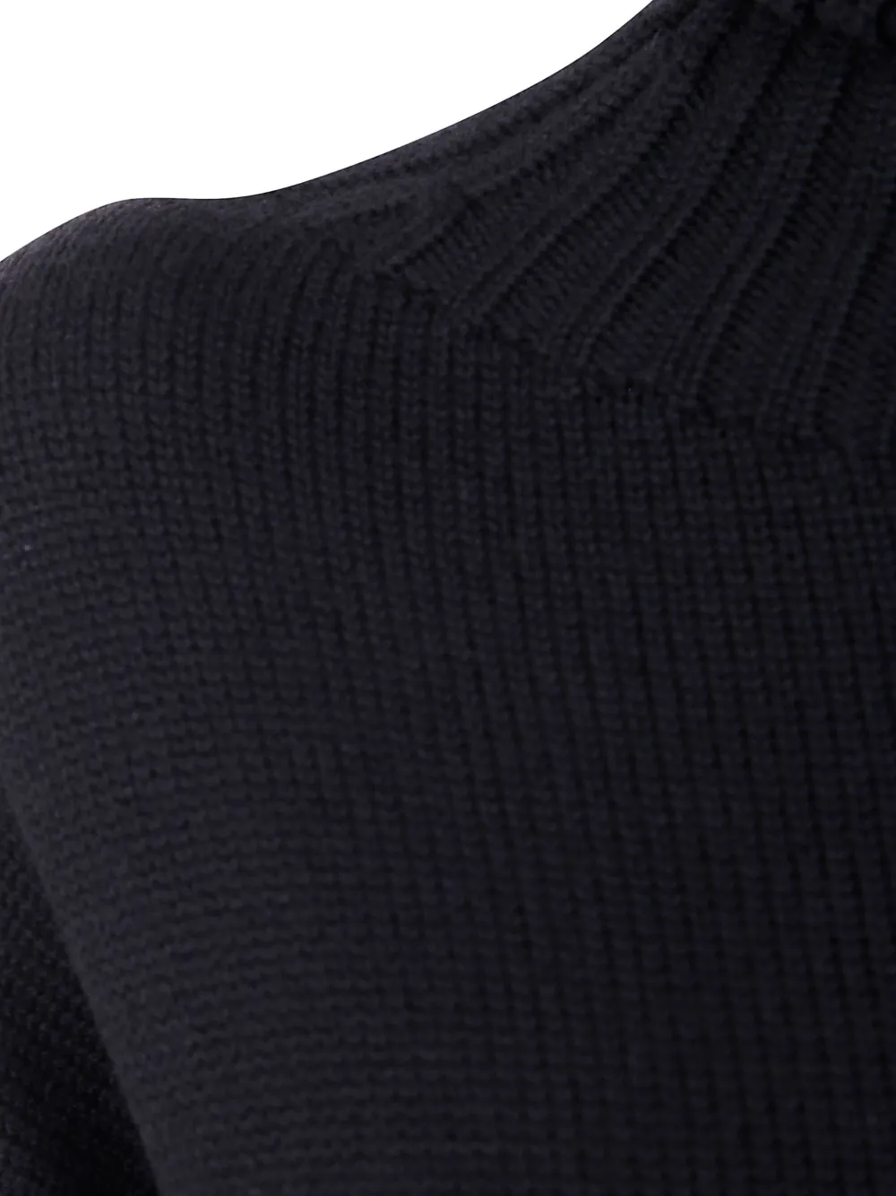 Drumohr turtleneck wool sweater Zwart