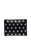 Saint Laurent Pre-Owned 2016 Leather Star Rider iPad Pouch clutch bag - Black