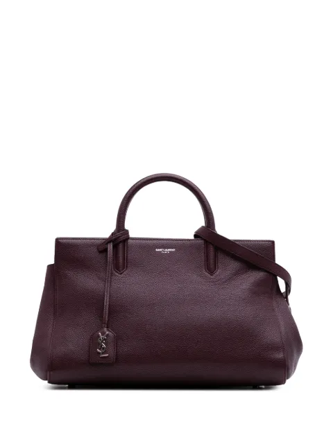 Saint Laurent Pre-Owned 2015 Small Grained Calfskin Cabas Rive Gauche satchel