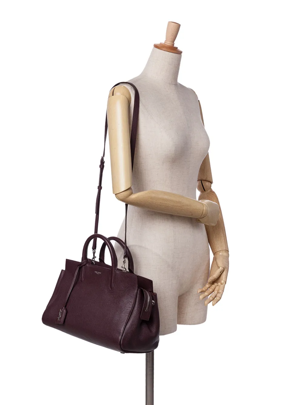Saint Laurent Pre-Owned 2015 Small Grained Calfskin Cabas Rive Gauche satchel | Pre-Owned | Image 2