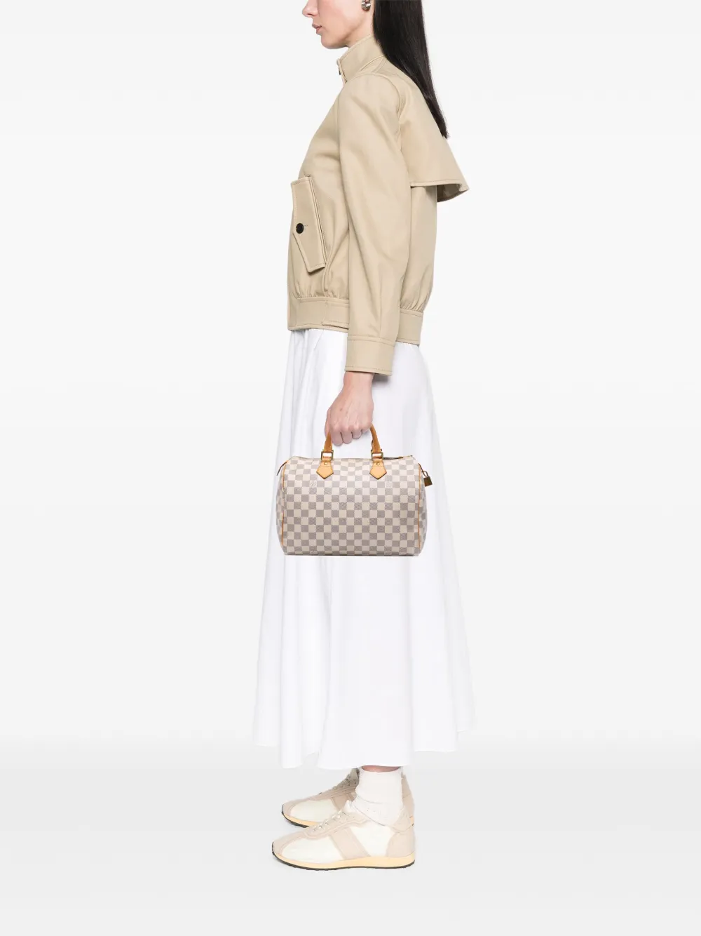 Louis Vuitton Pre-Owned 2010 Damier Azur Speedy 30 boston bag | Pre-Owned | Image 2