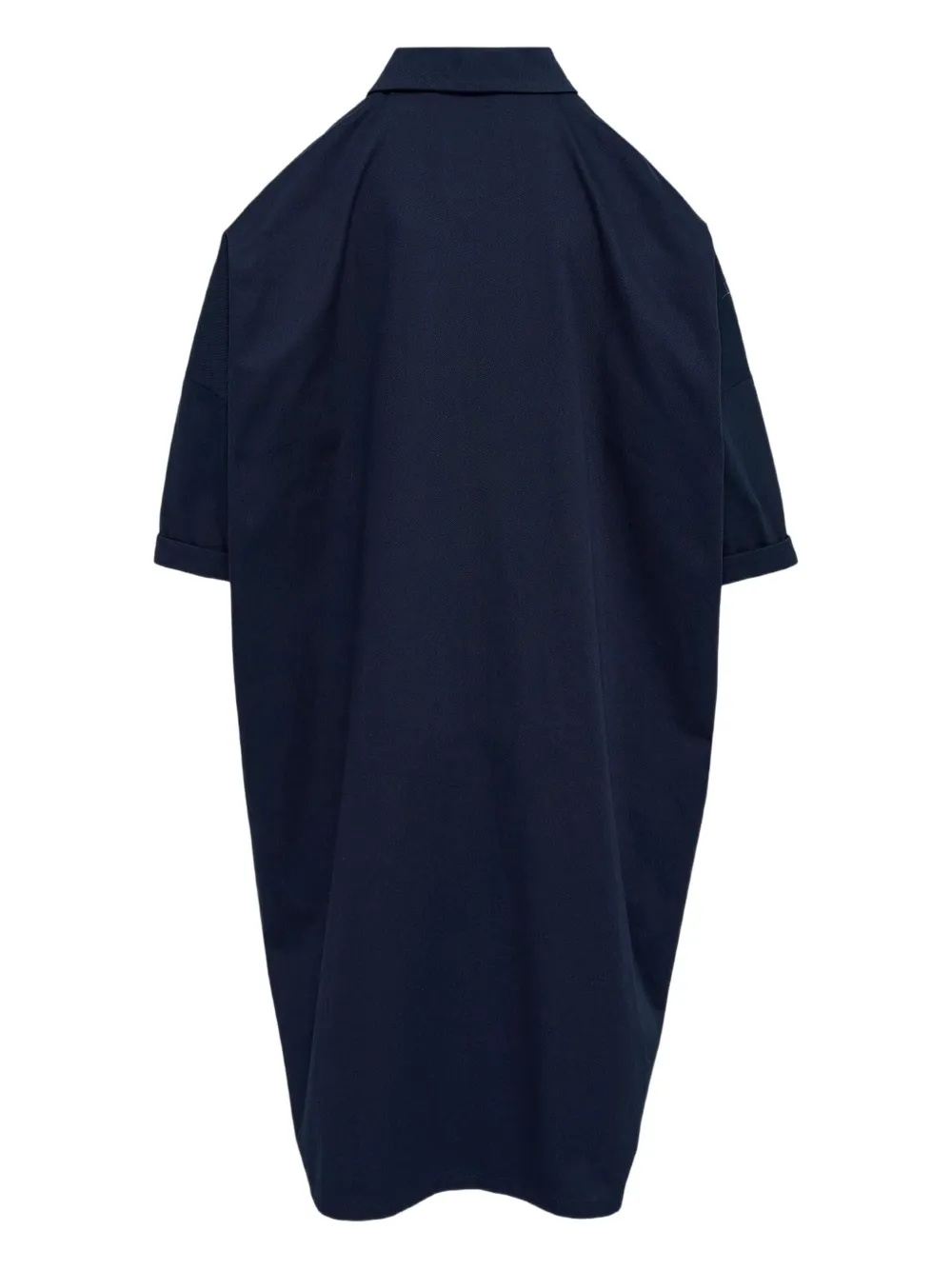 Y's short-sleeve collared shirt dress - Blauw