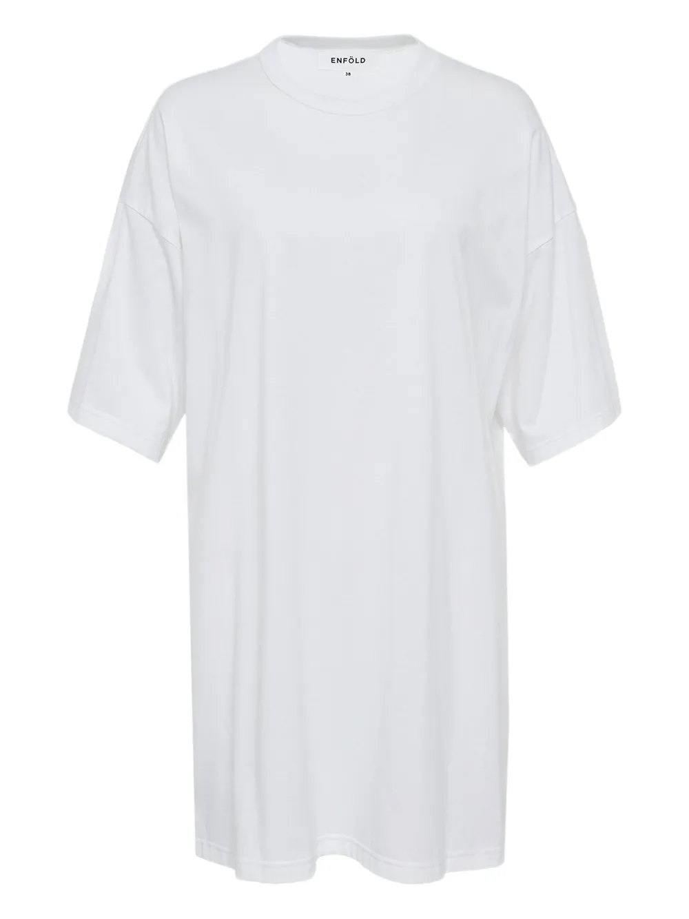 Enföld short-sleeved long T-shirt | White | Image 1