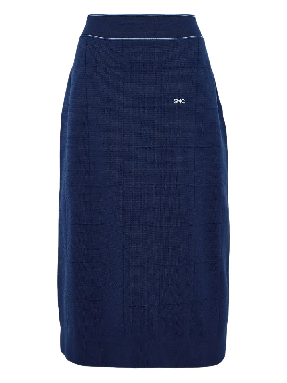 Stella Mccartney High-waisted Midi Skirt In Blue