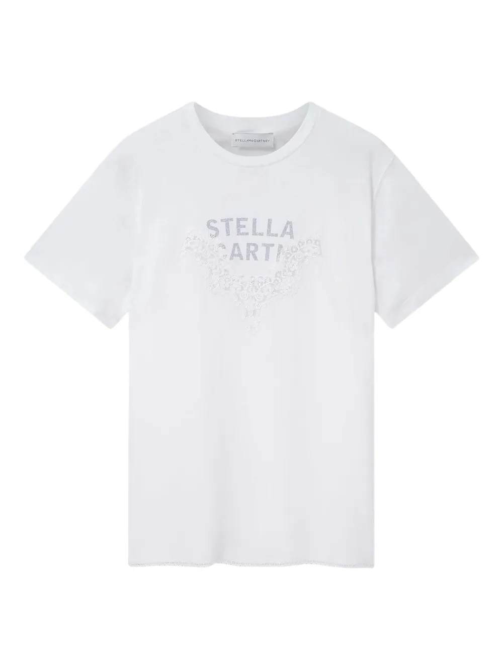 Stella McCartney lace-embellishment T-shirt | White | Image 1
