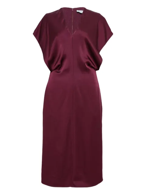 Stella McCartney V-neck satin dress