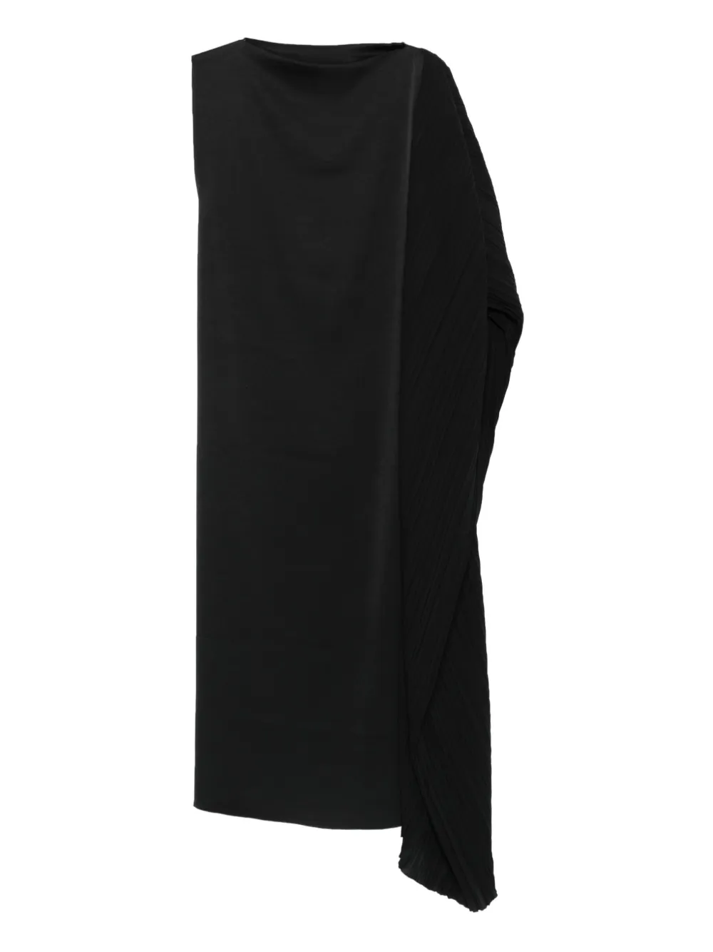 pleated-panel dress