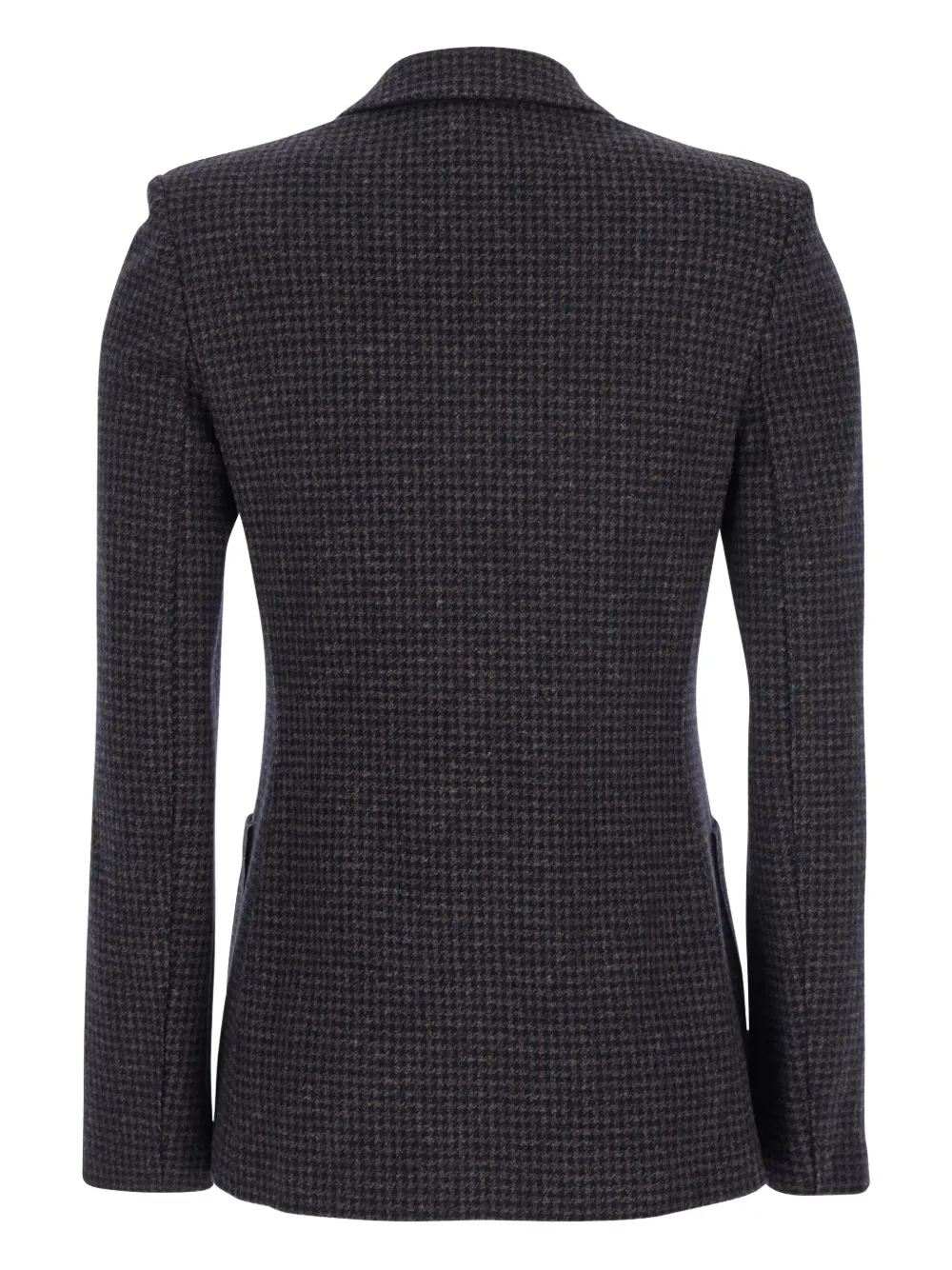 Harris Wharf London houndstooth double-breasted blazer Blauw