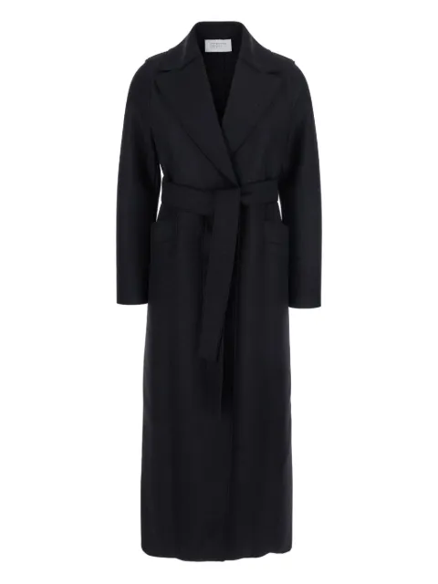Harris Wharf London belted lapels coat