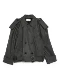 LITKOVSKA double-breasted belted jacket - Grey