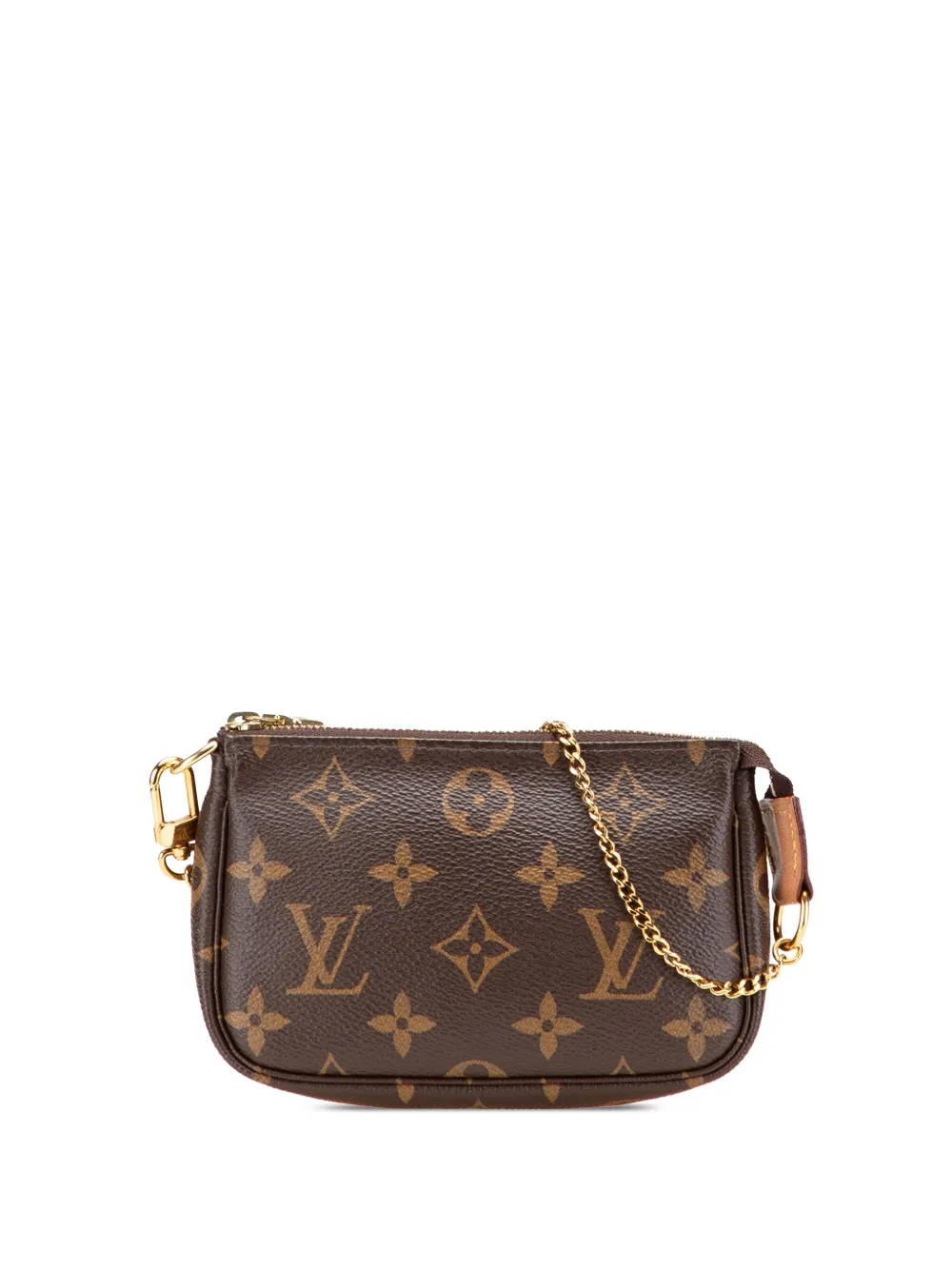 Louis Vuitton Pre-Owned 2020 モノグラム ミニ ポシェット アクセソワール ハンドバッグ - ブラウン Louis Vuitton Pre-Owned 2020 モノグラム ミニ ポシェット アクセソワール ハンドバッグ - ブラウン