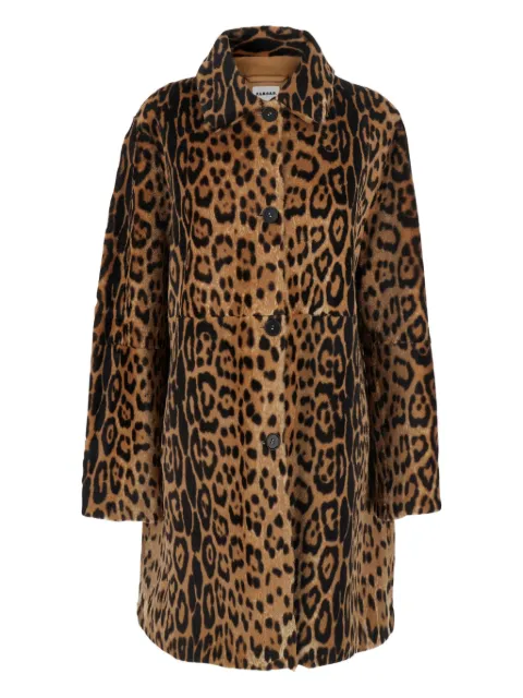 P.A.R.O.S.H. leopard-print shearling coat