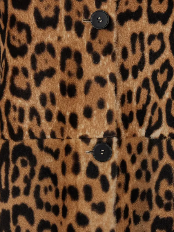 コート PAROSH FW25 LEOPARD SHEARLING JACKET (D470083 MARIANNE806) P.A.R.O.S.H. leopard-print Shearling Coat | Brown | FARFETCH CA