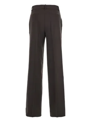 パンツ PAROSH Women Straight Pants D231087 PANTY25013 Black Collezioni 2025 - Pantaloni Donna P.A.R.O.S.H. - Ancote
