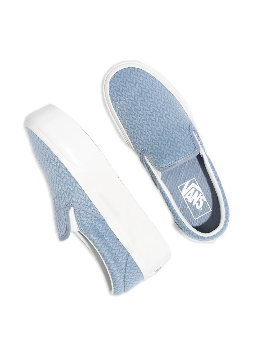 Vans knitted slip-on platform sneakers Blue