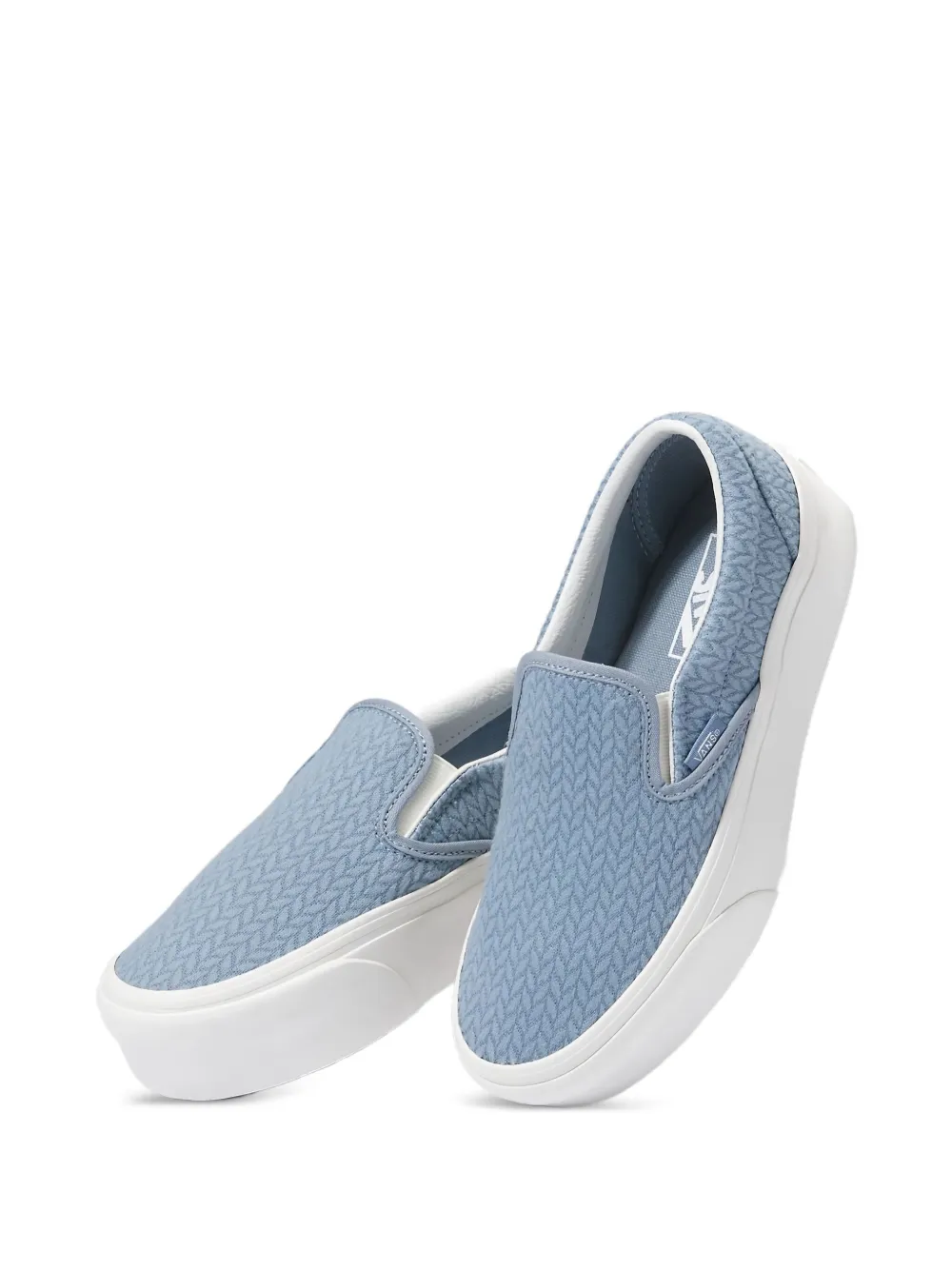 Vans knitted slip-on platform sneakers Blue