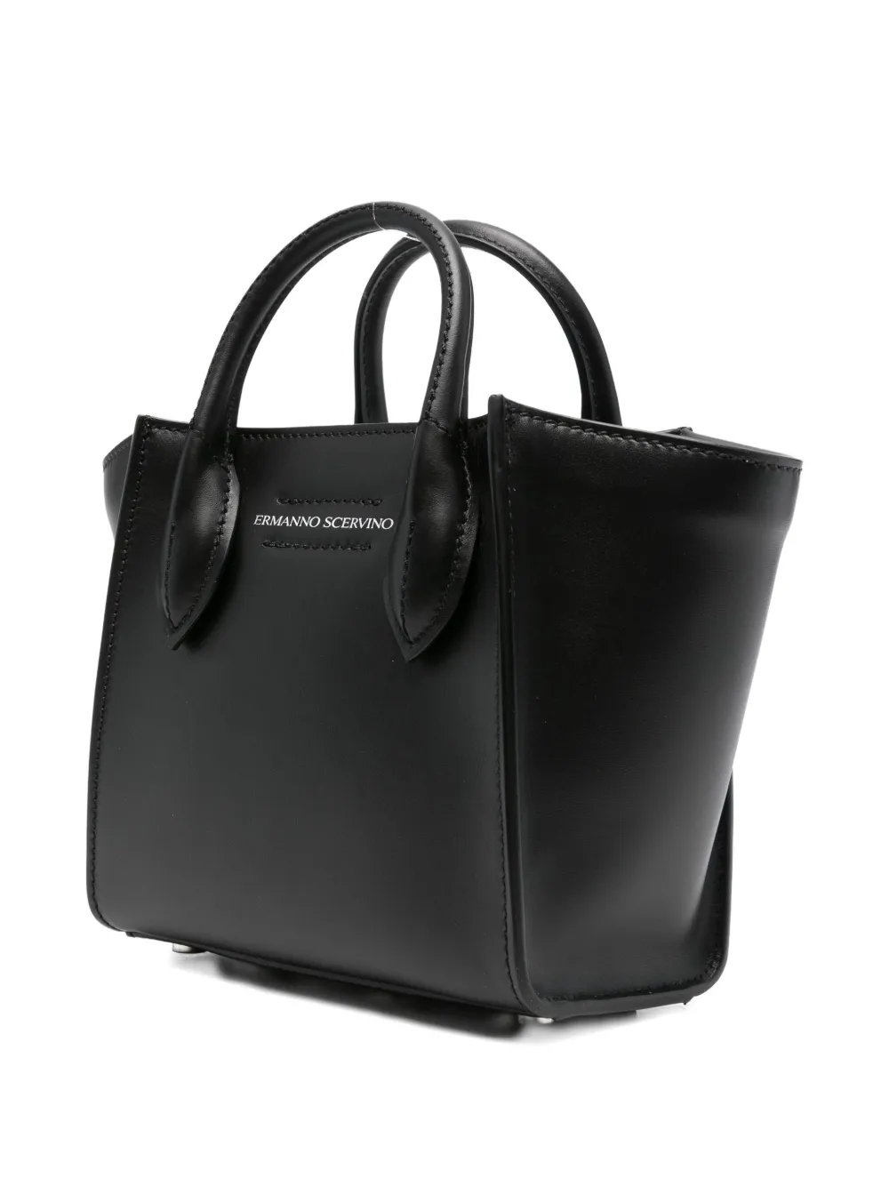 Ermanno Scervino Shopper met draaislot Zwart