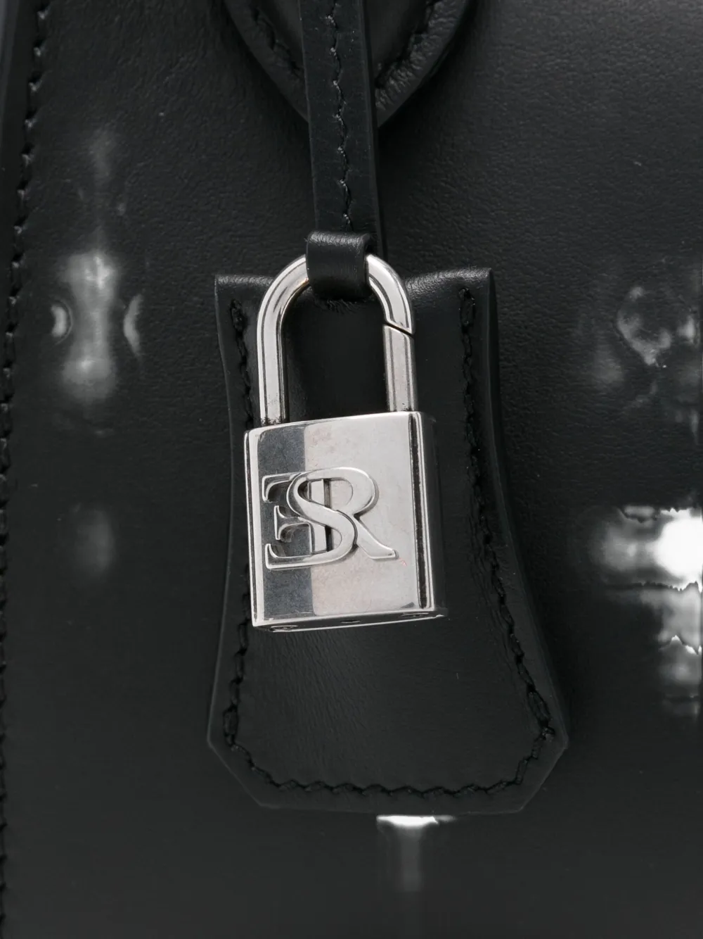 Ermanno Scervino Shopper met draaislot Zwart