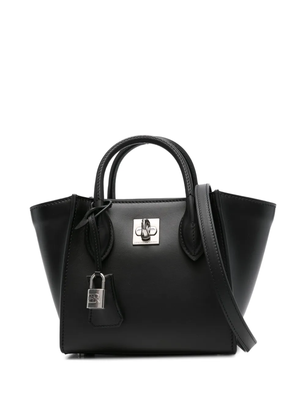 Ermanno Scervino padlock-detailing tote bag Zwart
